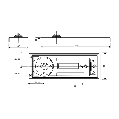 Ozone - Floor Spring - FS-8400-S STD STD-1