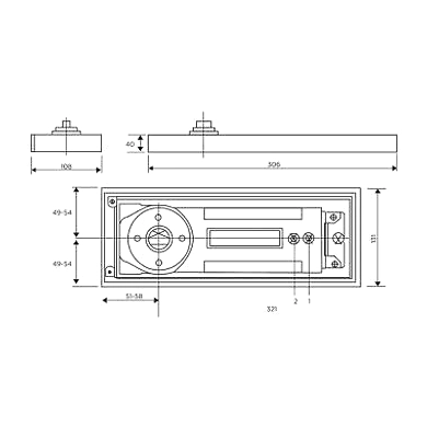 Ozone - Floor Spring - FS-8400 STD STD-2
