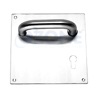 Ozone - Inox Series D-Type Mortise handle with Plate - OMH-33 P