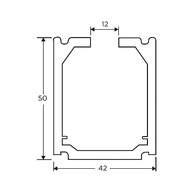 Ozone - Economy Series - OZ-ESL-TRACK-E5-2Mtrs-500678