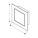 Ozone - Sliding Door Handles - SL-WD-HN-30-SSS-500683-sm