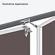 Ozone - Fire Rated Gravity Door Coordinator - OZ-GDC-F-STD Silver-1-sm