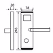 Ozone - Software Based Hotel Door Lock - OZEL-RF-VII-555 R/L-2-sm