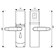 Ozone - Software Based Hotel Door Lock - OZEL-RF-333 R/L-V10-SN-500756-sm