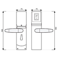 Ozone - Software Based Hotel Door Lock - OZEL-RF-333 R/L-V10-SN
