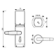 Ozone - Software Based Hotel Door Lock - OZEL-RF-222 R/L-V10-SN-2-sm