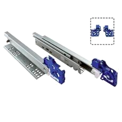 Ozone - Undermount Slides for Wire Basket - OE-UMS-SC-FE-11-450mm-18 Zinc-1