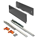 Ozone - Sleek Ergotec Drawer System - OE-DWDS-SL Grey89*500mm-2-sm
