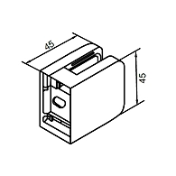 Ozone - Glass Clamps & Connectors - OZRF-GC-02-00.