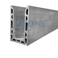 Ozone - Clear Line Railing - OZRF-NCL-SYS-HWBC-AL.
