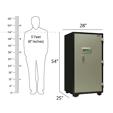Ozone - Fireproof Safes - ES-FP-101 Green-1
