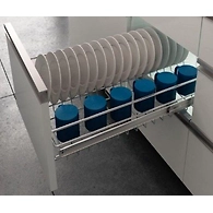Hettich Cup & Saucer Wire Basket (386X550X100)