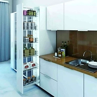 Hettich Cargo Larder Set for 300 mm Carcase with 6 tier baskets