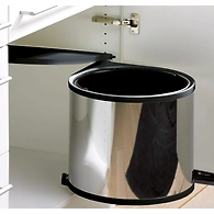 Hettich Waste-Bin.It Classic 13L Black SS