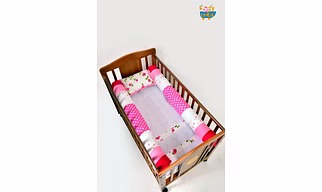 Pink Flower Dots Bumpers