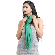 Western Catalog Women's Rayon Stole Green