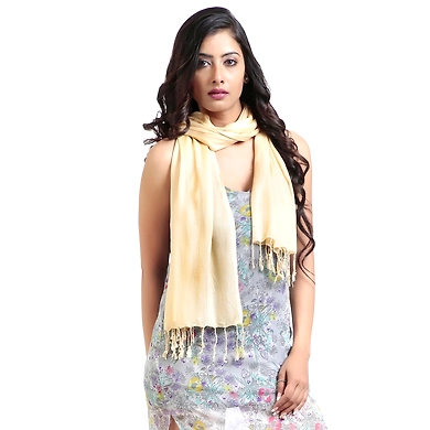 Western Catalog Women's Rayon Stole Skin Colour-WCSTO199-19