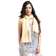 Western Catalog Women's Rayon Stole Skin Colour