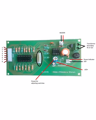 Water Level Indicator Circuit Board Mini Project Kit-1