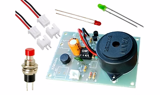 Full And Low Tank Alarm Circuit Board With A Push Switch To Turn Off The Alarm