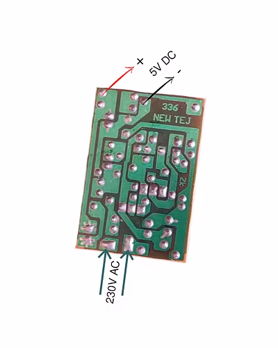 5v, 800mA SMPS Circuit Board | Input 230V | Output 12V-3