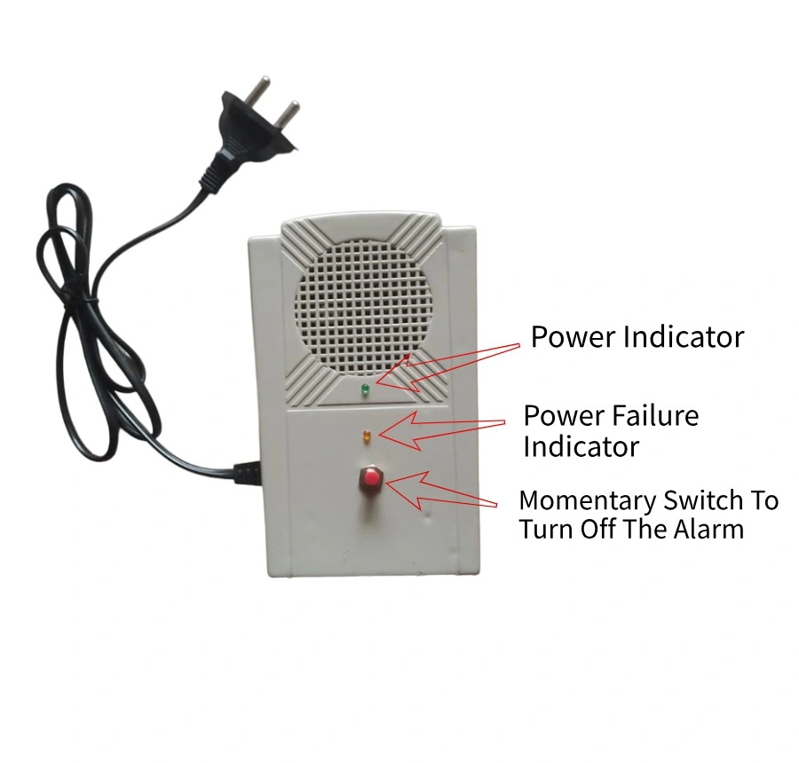 Power Failure And Resumption Alarm And Indicator With Dual Tone And Momentary Switch To Turn Off The Alarm-2