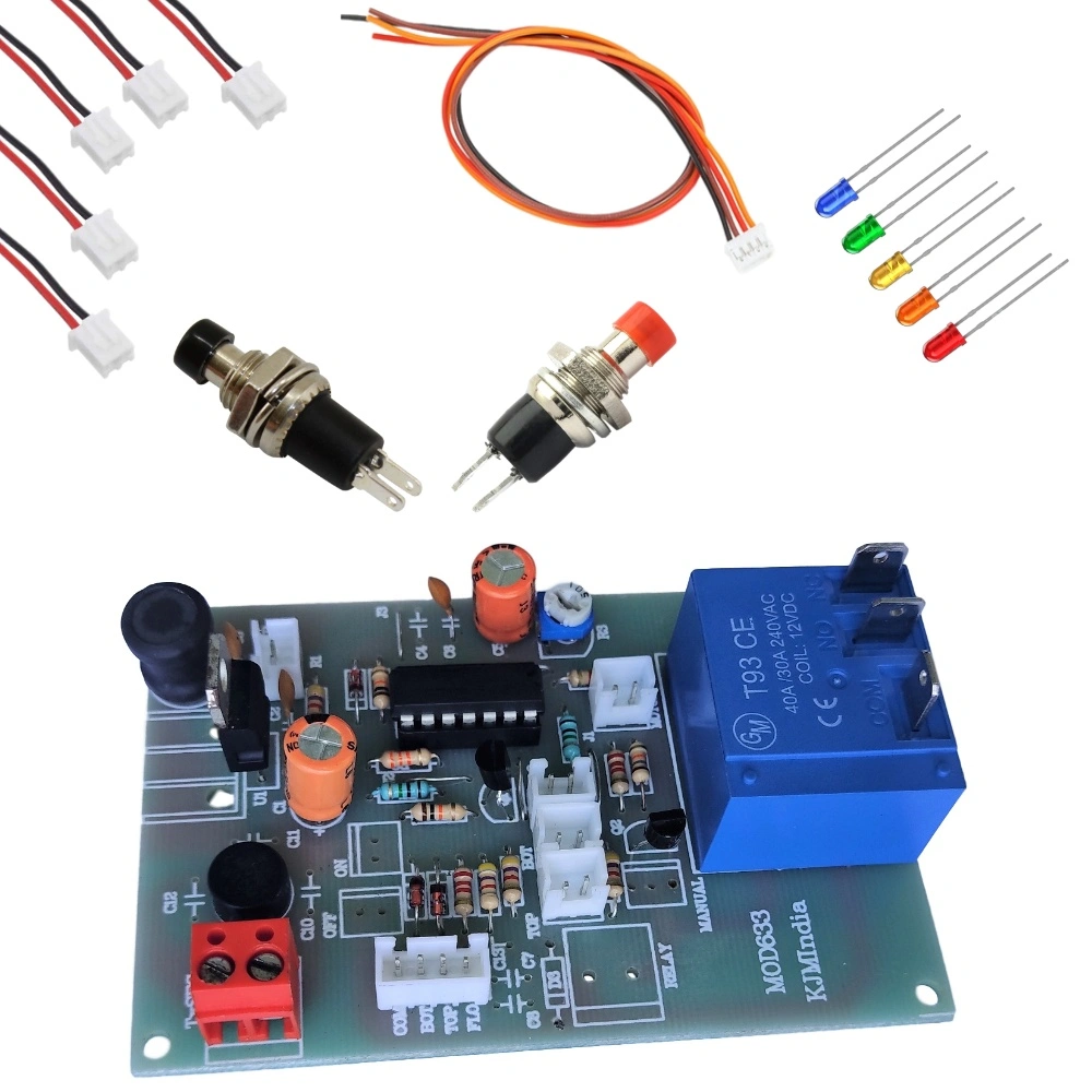 Fully Automatic Water Level Controller Circuit Board With Dry Run Protection-MOD633