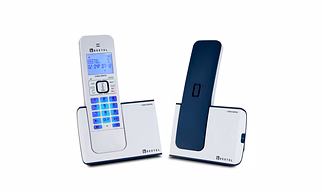 Beetel Newly Launched X75 2.4Ghz Cordless Landline,Dual Mode DTMF/FSK,1 Line 7segment LCD Display& Blue LED Backlit,Illuminated Keypad,2 Way Speaker...