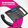 Beetel M90N Caller ID Corded Landline Phone with 16 Digit LCD Display,FSK/DTMF Compatable Caller N ID,8 Direct One Touch &amp; 10 Two Touch Memory,Volume Control for Speaker Phone,Music on Hold (Black)-1