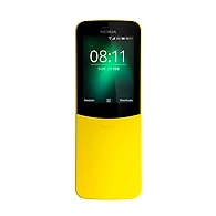 Nokia 8110 4G Dual SIM Mobile Phone with 1500mAH Battery and 2.45-inch Screen (Yellow)
