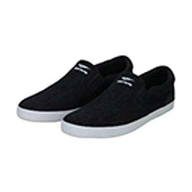 RedTape Men's Canvas Shoes RSV0041-Black-10-2