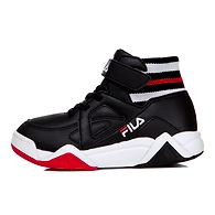 FILA Cage TC KD Black Kids High Tops (IN-90593)