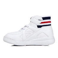 FILA Cage TC KD White Kids High Tops (IN-25492)-White-2.5