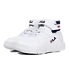 FILA Cage TC KD White Kids High Tops (IN-25492)-White-2.5-2-sm