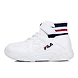 FILA Cage TC KD White Kids High Tops (IN-25492)-IN-25492-5-5-sm
