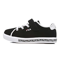FILA Center Court S KD Black Kids Canvas Shoes (IN-63674)