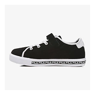 FILA Center Court S KD Black Kids Canvas Shoes (IN-63674)-2.5-Black