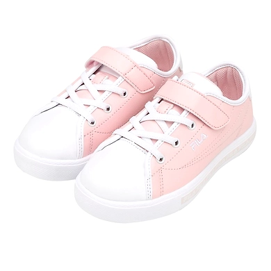 FILA Center Court S KD Pink Kids Canvas Shoes (IN-48245)-Pink-3-2