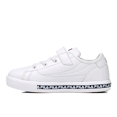 FILA Center Court S KD White Kids Canvas Shoes (IN-67020)-White-4-1