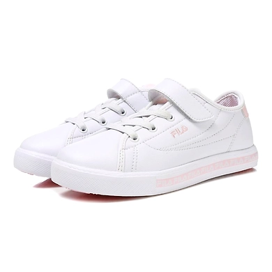 FILA Center Court S KD White Kids Canvas Shoes (IN-93272)-White-4.5-2