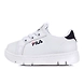 FILA Court Flex TD White Infant Lifestyle Shoes (IN-70077)-IN-70077-2-5-sm