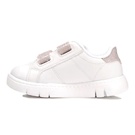 FILA Court Flex VC KD White Kids Velcro Shoes (IN-39652)-White-2.5