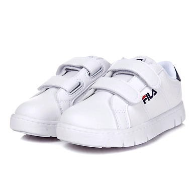 FILA Court Flex VC KD White Kids Velcro Shoes (IN-63807)-White-6-2