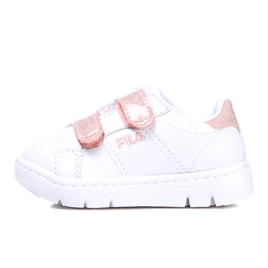 FILA Court Flex VC TD White Infant Velcro Shoes (IN-24933)-IN-24933-4-5
