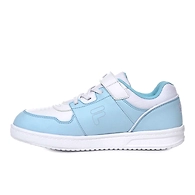 FILA Court Light KD Blue Kids Velcro Shoes (IN-95095)-Blue-2.5