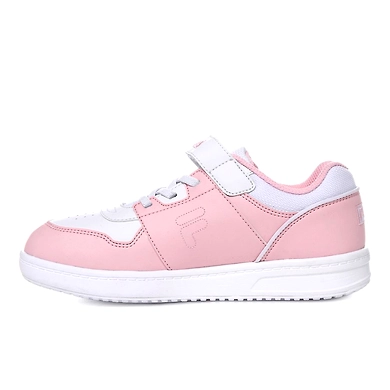 FILA Court Light KD Pink Kids Velcro Shoes (IN-97561)-Pink-5.5-1