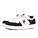 FILA Court Light Kids White Kids Velcro Shoes (IN-93073)-White-5-2-sm