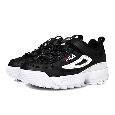 FILA Disruptor 2 KD Black Kids Sneakers (IN-62608)-Black-2.5-2