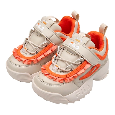 FILA Disruptor 2 TD Frills Orange Infant Sneakers (IN-89899)-Orange-3.5-2