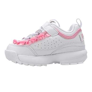FILA Disruptor 2 TD Frills White Infant Sneakers (IN-70857)-White-4-1